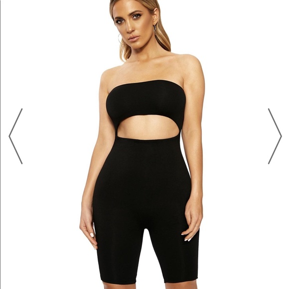 Sold Out NW Hole’d It Down jumpsuit black Sz Sm - Picture 1 of 3